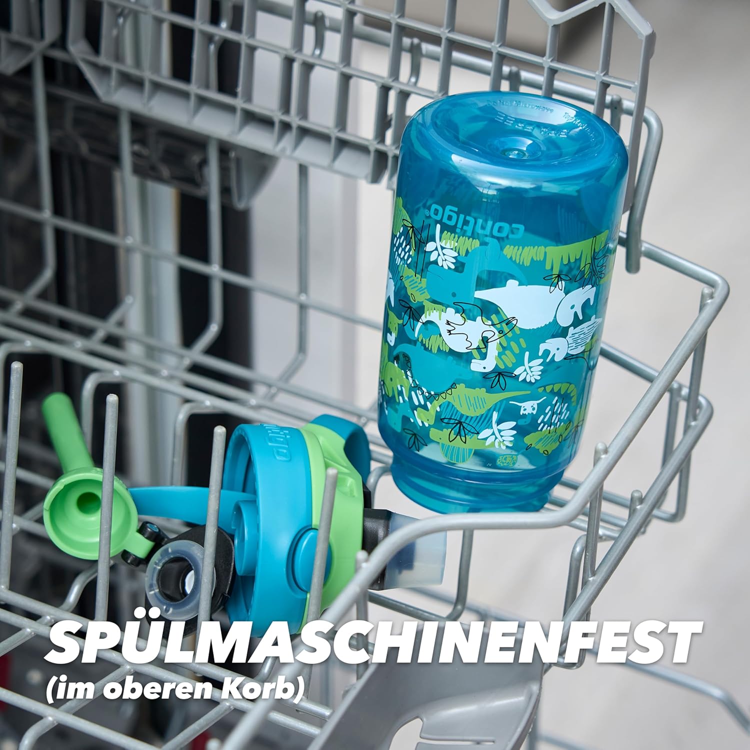 Contigo Kids Water Bottle Easy Clean Autospout with Straw, BPA-Free Durable Water Bottle, 100% Leak-Proof, Easy Cleaning, Ideal for Nursery, School and Sports, 420 ml – Bild 10