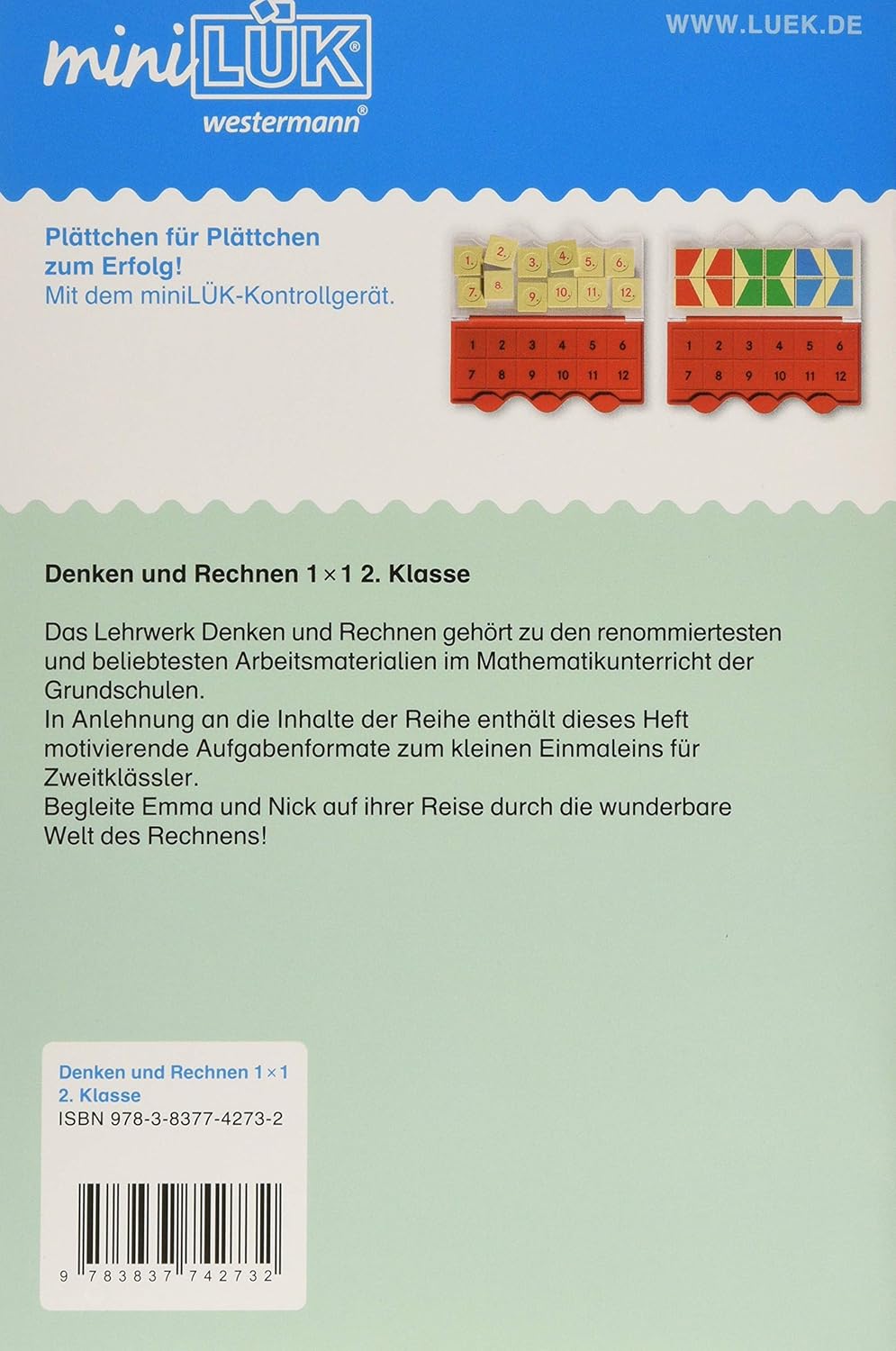 miniLÜK: 2. Klasse - Mathematik Denken und Rechnen 1 x 1 - Übungen angelehnt an das Lehrwerk: 2. Klasse - Mathematik - Übungen angelehnt an das Lehrwerk (miniLÜK-Übungshefte: Denken und Rechnen) – Bild 2