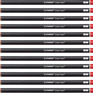 Graphite Pencil – STABILO Exam Grade – Pack of 12 – 2B