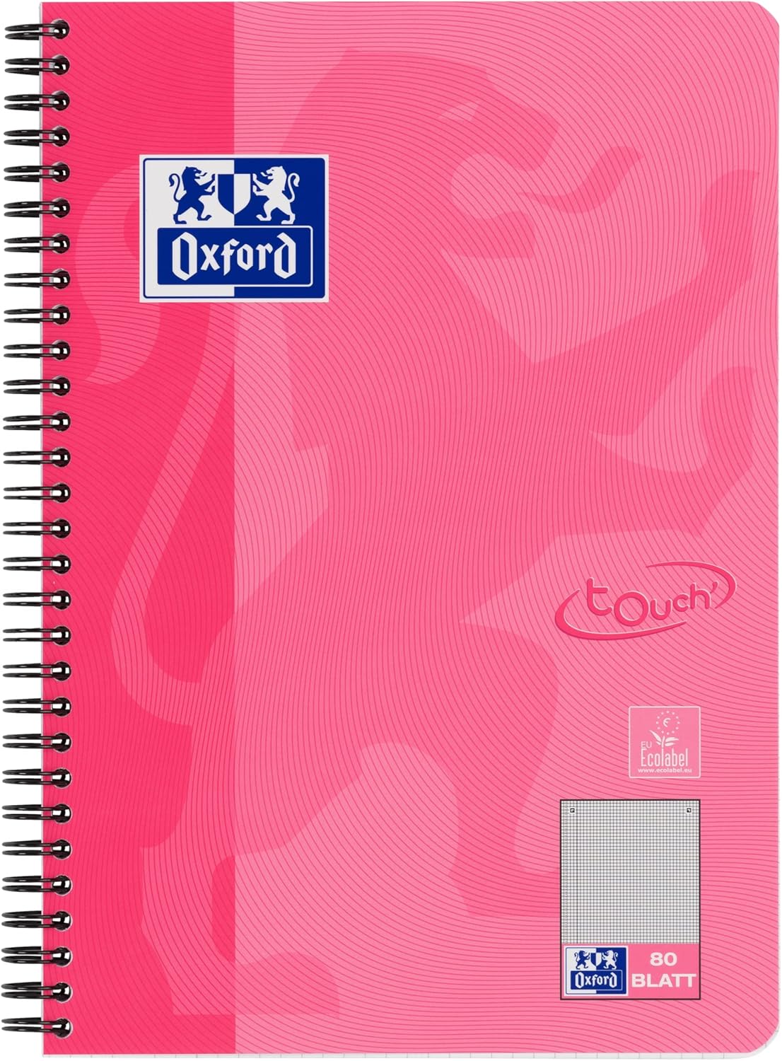 Oxford Spiral-bound Notepad, pink 1