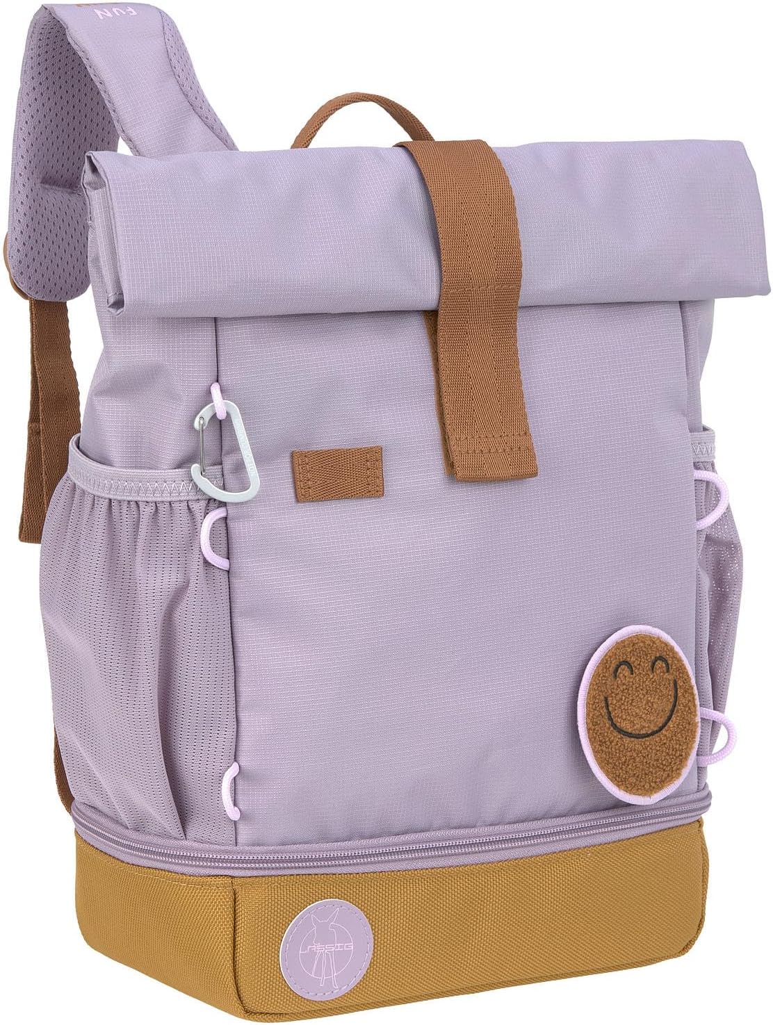 LÄSSIG Nursery Backpack Children's Backpack Rolltop with Chest Strap Water-Repellent 11 Litres / Mini Rolltop Backpack