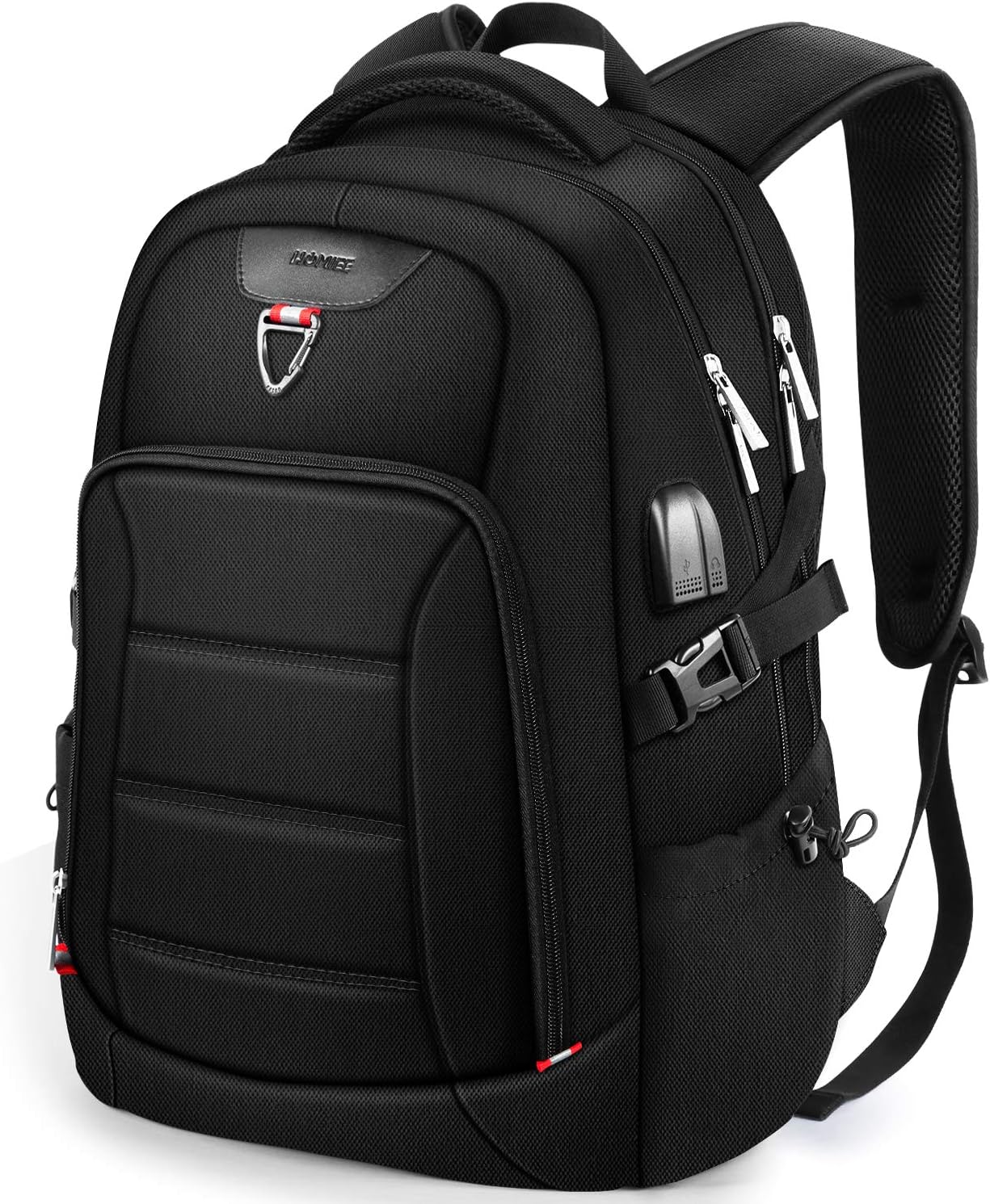 HOMIEE Laptop Backpack Men's 17 Inch Laptop Bag School Bag Daypack Work Backpack Business Work Bag Work Teacher Bag Backpack Uni Weekender Daypack