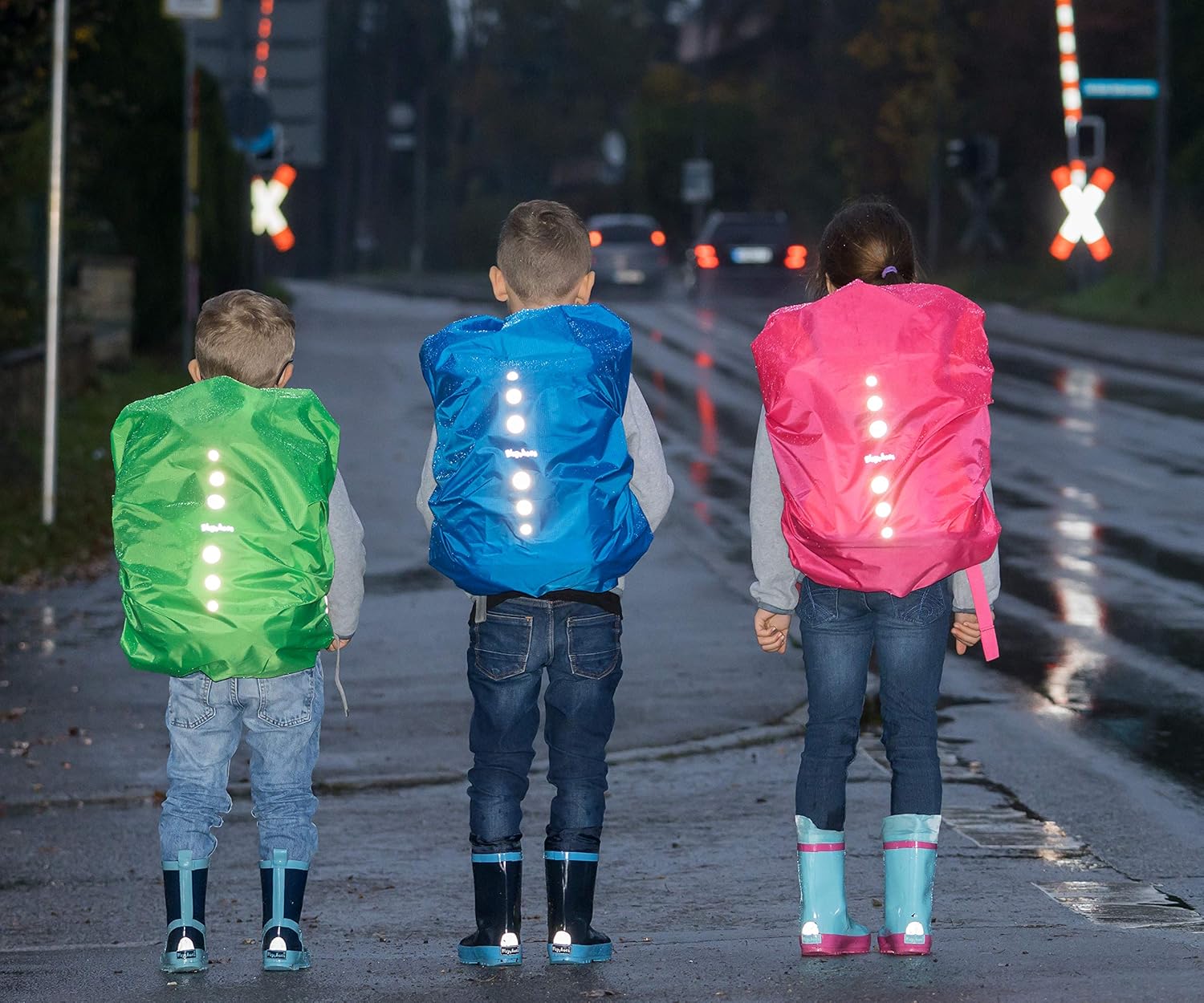 Playshoes Unisex Children's Rain Cover for Backpack Rain Cover (Pack of 1) – Bild 4