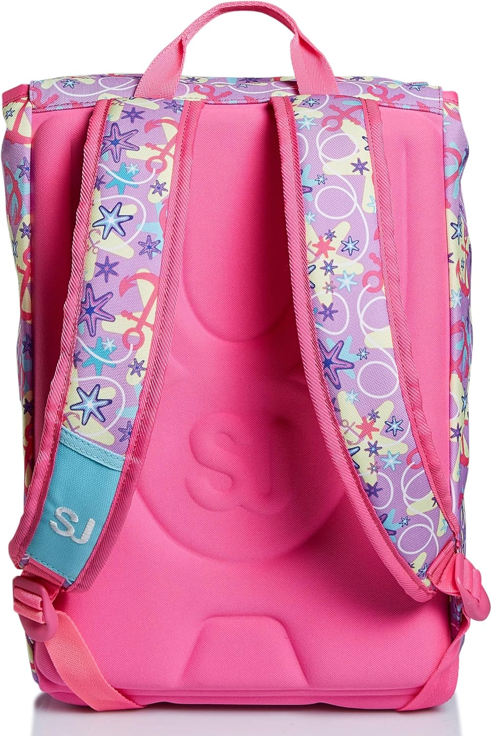 SJ GANG STYLE JAM GANG School Bag for Primary School, from 1st Grade, Expandable School Bag, Extra Volume, Spacious School Bag for Girls and Boys, Pink/Pattern, with Flip System – Bild 7