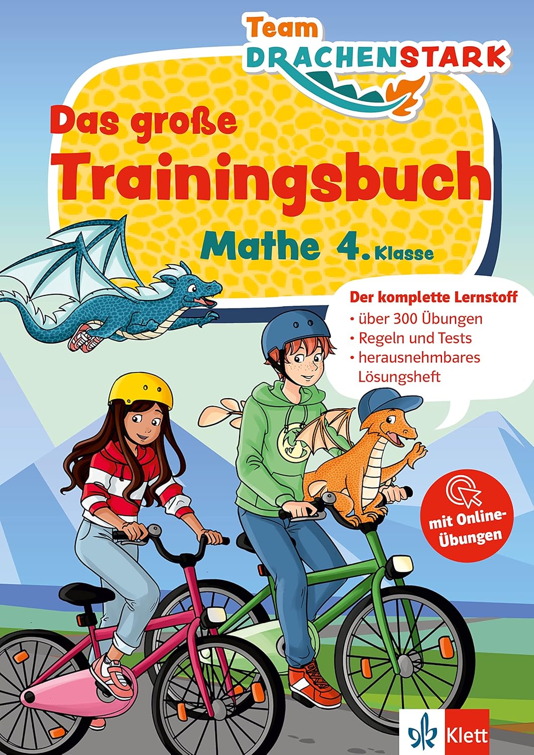 Klett Team Drachenstark Das großes Trainingsbuch Mathe 4. Klasse: Der komplette Lernstoff