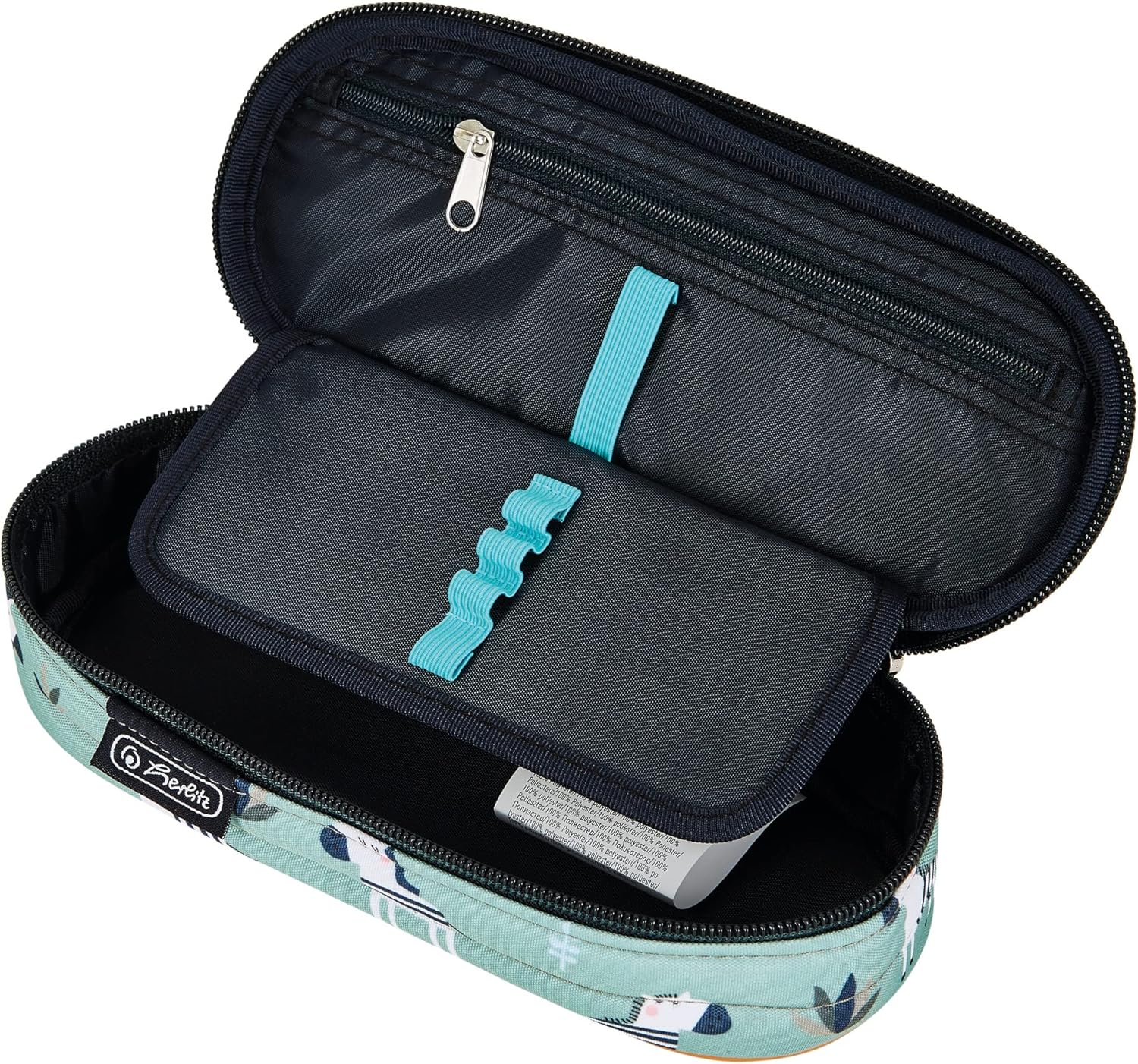 Herlitz Unisex Children's Pencil Case, Crazy Zebra, Children's Luggage – Bild 3