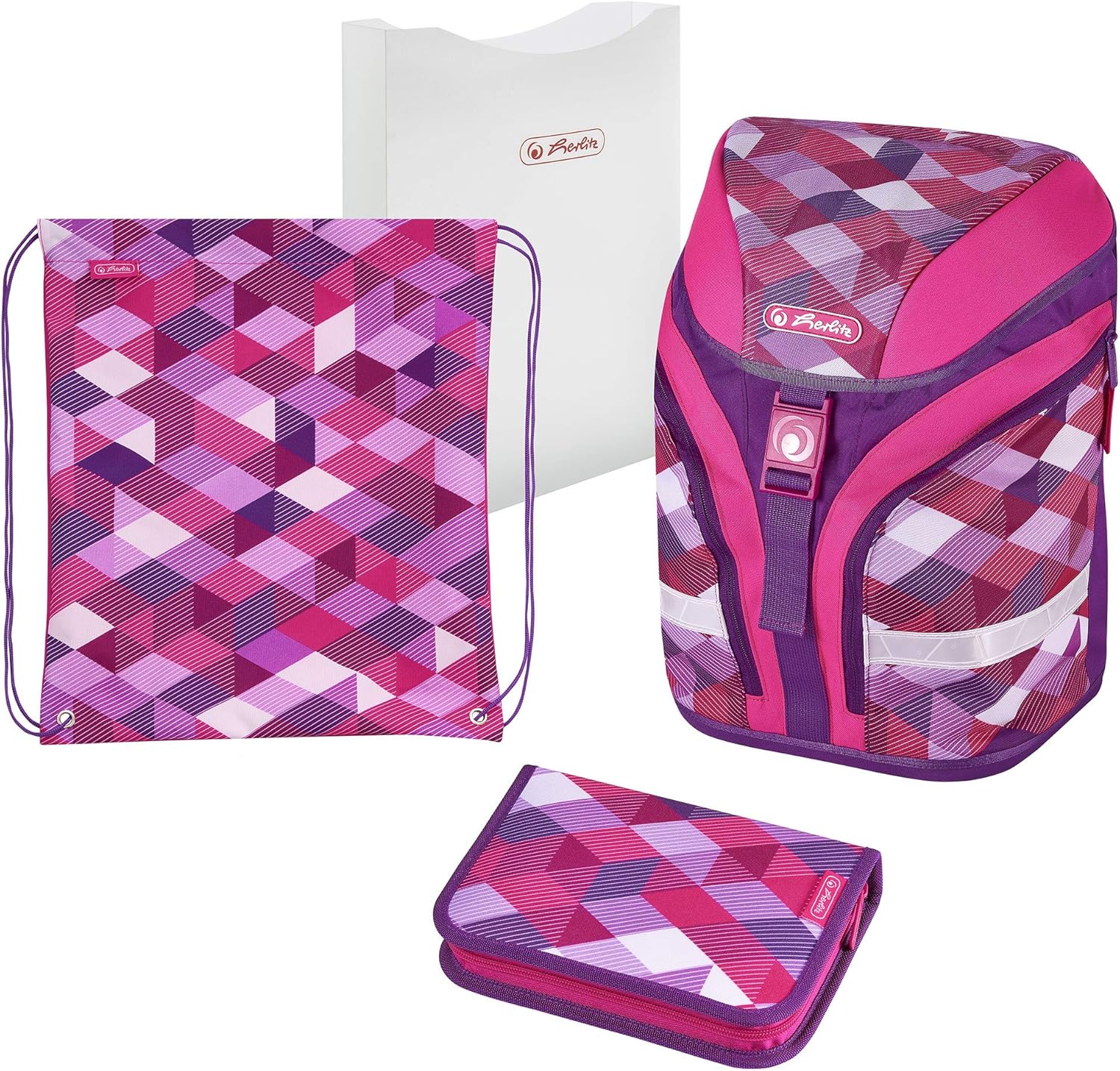 Herlitz Motion Plus Schoolbag Set, 40 cm