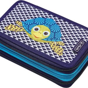 herlitz TriCase 31-Piece Pencil Case with Motif, blue, Pencil case