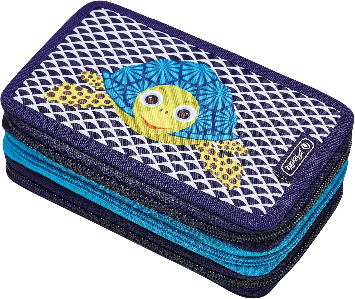 herlitz TriCase 31-Piece Pencil Case with Motif, blue, Pencil case