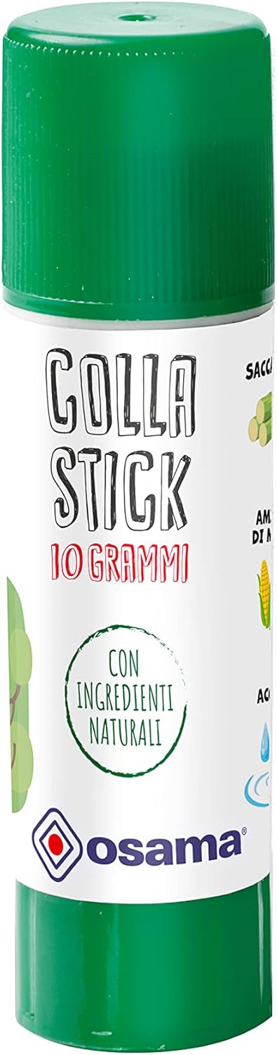 Osama Glue Stick Extra Strong, 30 Pieces, 10g Glue Stick Set, Ideal for School and Writing Supplies, Office and University - Sliding, Resistant and Suitable for Children, Classic Natural – Bild 2