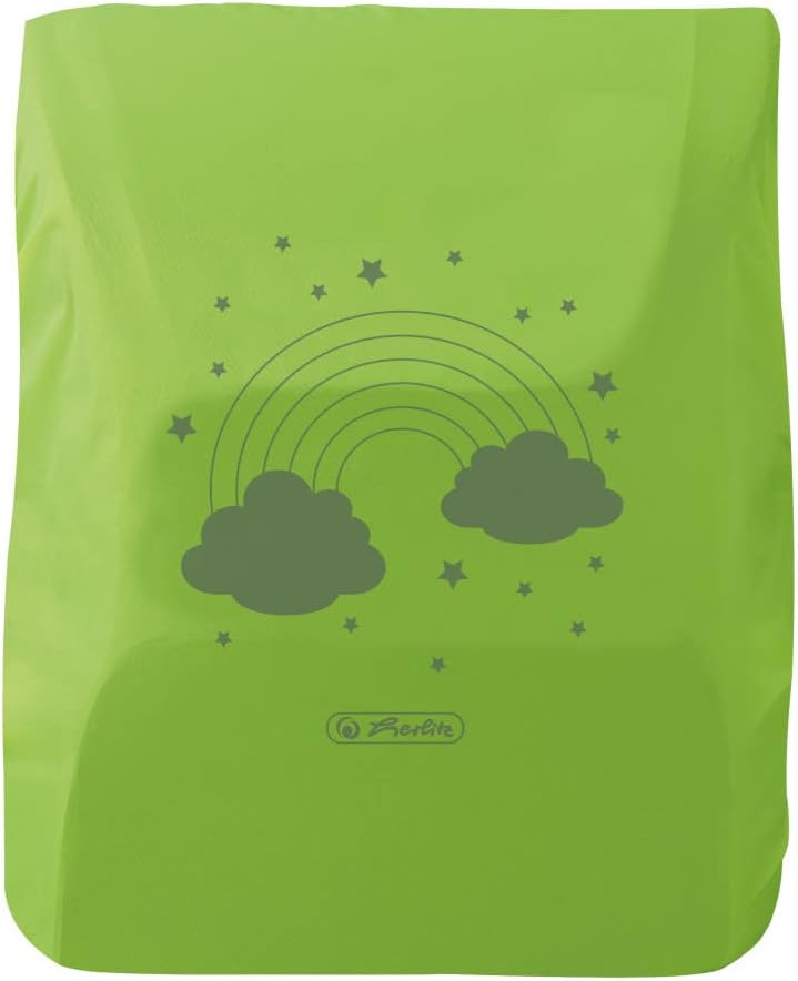 herlitz 50033218 Rain Cover for School Bag, Yellow, 1 Piece, 16.5 x 14 x 4.5 cm – Bild 4