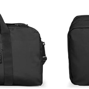 EASTPAK – TERMINAL + – Travel Bag, 38 x 75 x 34, 96 L, Black (Black) & Mavis – Toiletry Bag, 6 L, Black (Black), black, Utility
