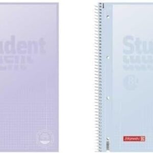 BRUNNEN College Notepad Premium Student "Pastel 2" A4 Pastel Colours, Any Colour Will Be Supplied