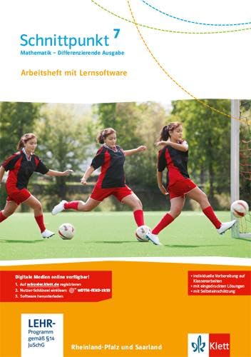 Schnittpunkt Mathematik - Differenzierende Ausgabe für Rheinland-Pfalz. Arbeitsheft mit Lösungsheft und Lernsoftware 7. Schuljahr