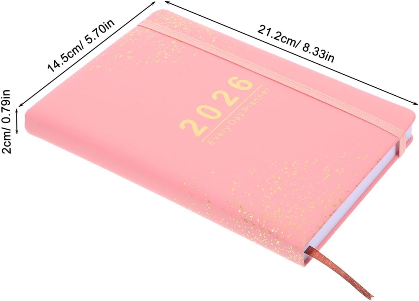Gatuida Tagesplaner Mit Stundenplan Monats Und Wochenansichten Aufgabenplaner Für Beruf Und Schule Hochwertiges Notizbuch Mit Hardcover Für Organisation – Bild 2