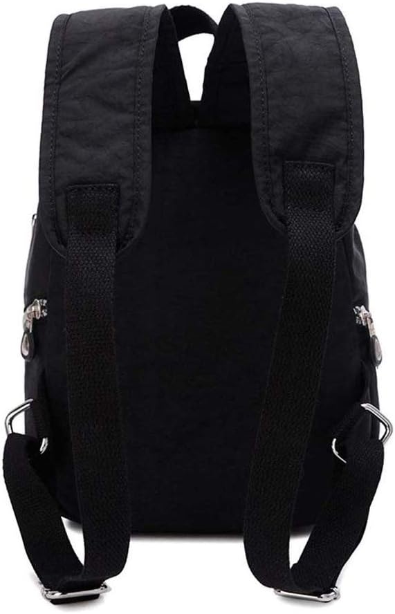 LifeWheel Womens girls Waterproof Mini Backpack Nylon Bags Daypacks Schoolbag Rucksacks (black1) – Bild 5