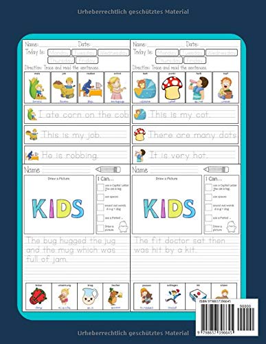 Kreativives Schreiben Lernen Leicht Gemacht Deutsch - Katalanisch Sprachkurs Kinder: Ich kann einige kurze Sätze lesen und schreiben kinderbücher 5-8 jahre. Creative writing prompts for kids – Bild 2