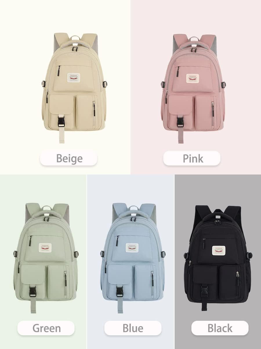 FIORETTO School Backpack, Teenagers, Girls, Women, School Bag, 36 cm Laptop Compartment, Water-Repellent & Lightweight, A-Pink, Rucksack Backpacks – Bild 10