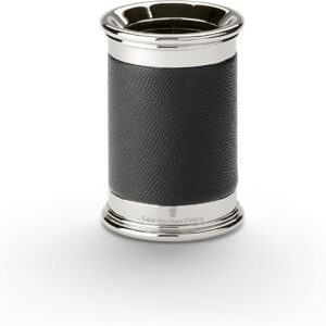 Faber-Castell Graf Pen Holder Tubular with Leather Covering black