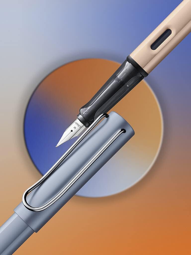 Lamy 1235652 AL-star Fountain Pen 50 - Aluminium Fountain Pen in Cosmic Colour with Transparent Grip and Steel Nib - Nib Size F – Bild 5