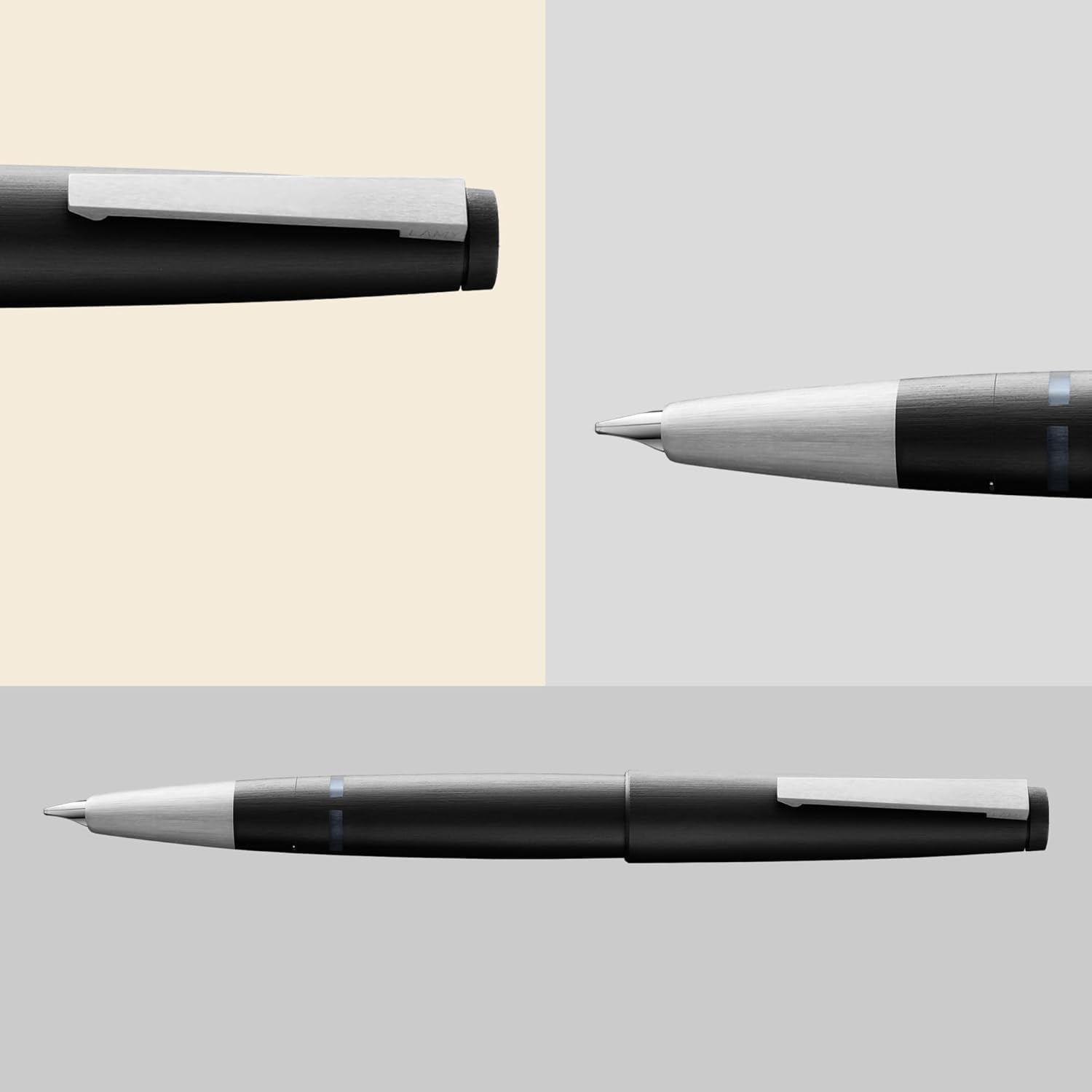 Lamy 2000 Mechanical Pencil 102 – Pencil with a Silver Stainless Steel Casing and Eraser Tip – Bild 3