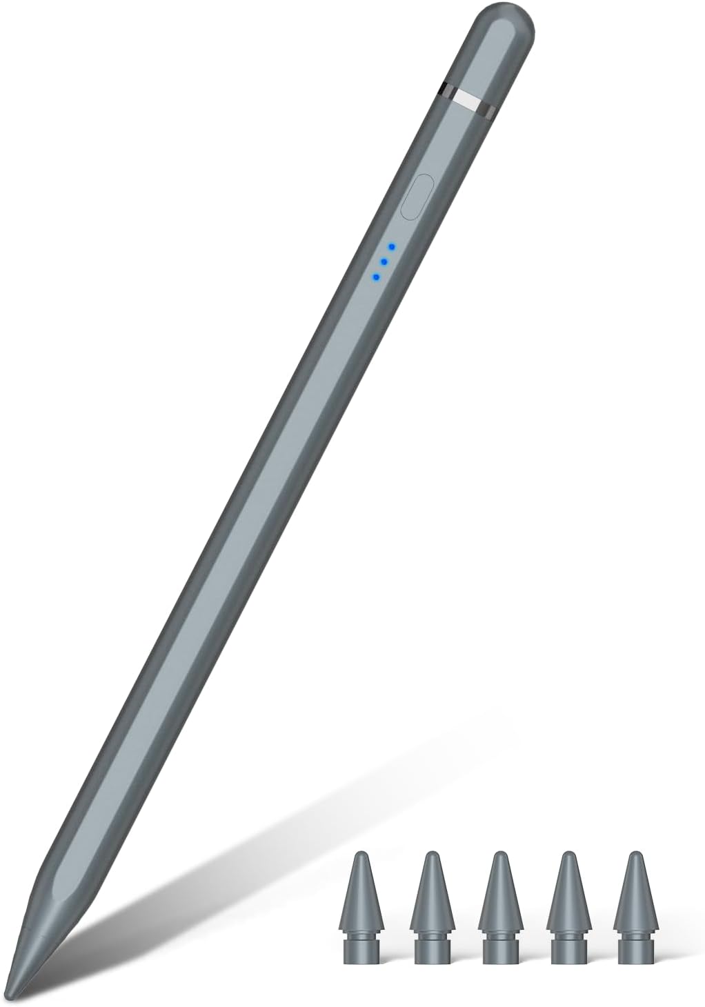 Pencil 1st Generation for iPad 2018-2025, 20 Mins with USB-C Quick Charge & Tilt & Magnetic Suction, Stylus Pen for iPad 11-6 Gen, Air 3-5/M2/M3, Mini 5-6, Pro 11"/12.9"/13''M4