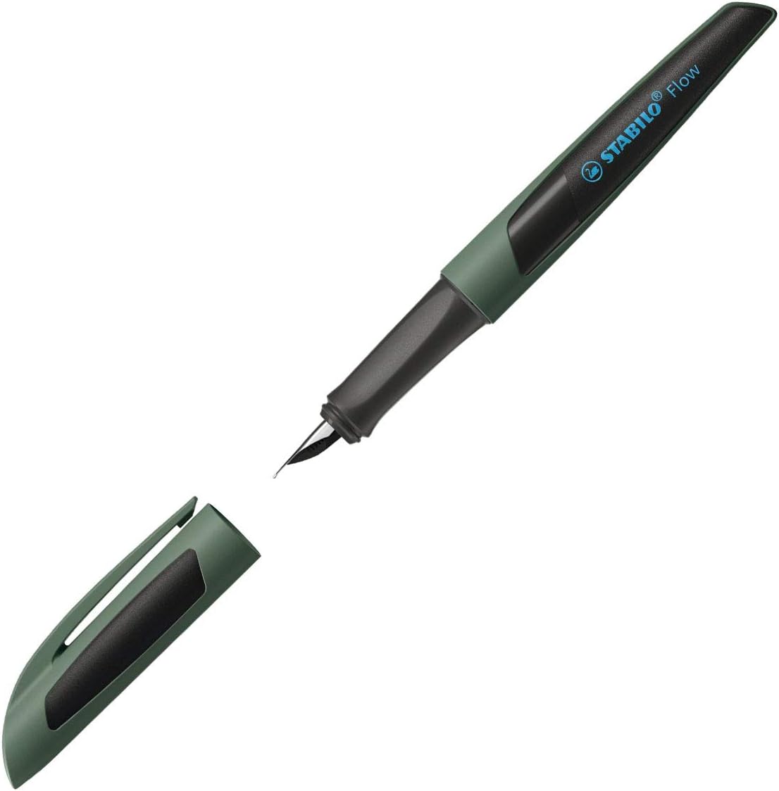 Fountain Pen - STABILO Flow - SPORTY - Forest/Black – Bild 2
