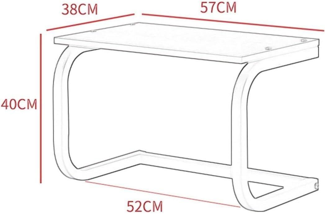Printer Holder, Printer Table, Printer Stand, Desktop Printer Stand, Printer Table, 2-Layer Desktop Storage Shelf, Desktop Stand for Printers for the Home Office Printer Shelf (Colour: Brown, Si – Bild 2