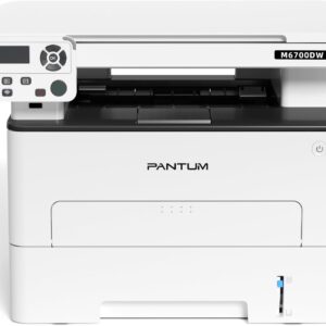 PANTUM M6700DW Printer Scanner Copier, Laser Printer Multifunction Device, WLAN/USB/Ethernet, Black White, Automatic Duplex Printing, 30ppm, Includes 1000 Page Starter Toner Cartridge