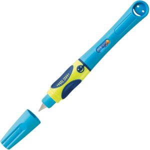 Pelikan Griffix Right-Handed Fountain Pen, Neon Fresh Blue (809160)