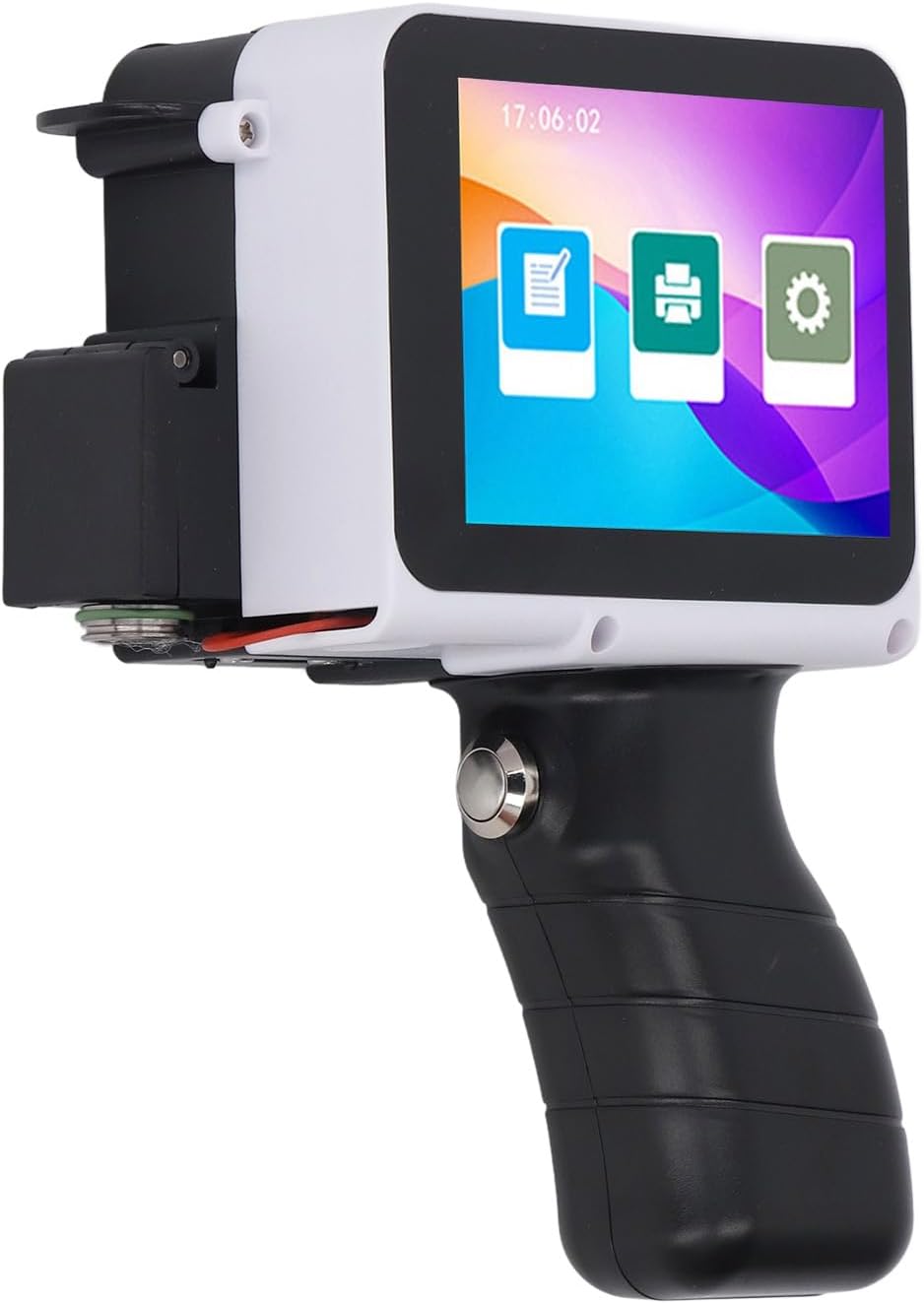 Qcwwy Handheld-Tintenstrahldrucker, Tragbares Tintenstrahldruckgerät mit HD-Touchscreen, Einstellbare Druckhöhe für Verschiedene Oberflächen – Bild 2