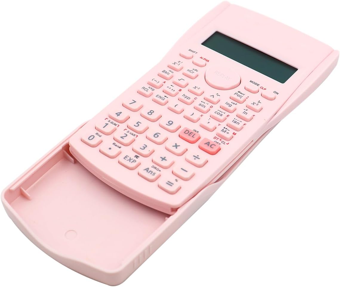 Scientific Calculator, Portable Technical Calculator with Scientific Functions and 240 Functions, Suitable for Students, Teachers, Business Offices (Pink) – Bild 5