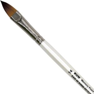 KUM 514.04.11 - Memory Point Brushes CT, MemTip Pin CT 14 Inch, Cat's Tongue Shape, Pack of 1