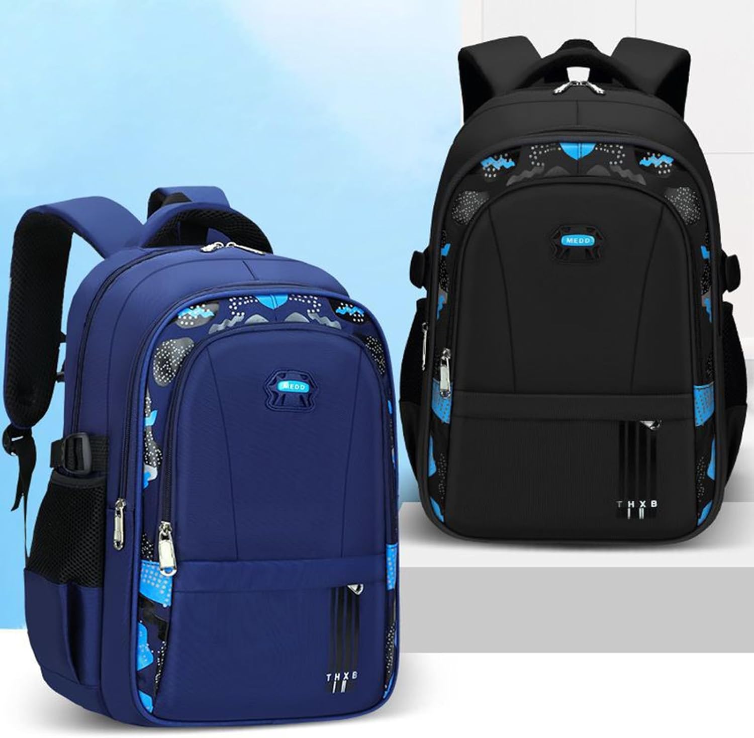 Generisch School Backpack Teenager, Fashionable Leisure Backpack Teenager, School Backpack Girls & Boys, Waterproof Lightweight School Bag, School Backpacks for School, Travel Outdoor – Bild 3