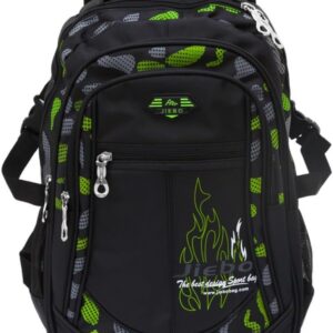 Boys Backpack School Bag Secondary Backpack Teenager Students Durable Heavy Duty Large Kids Book Bags Waterproof