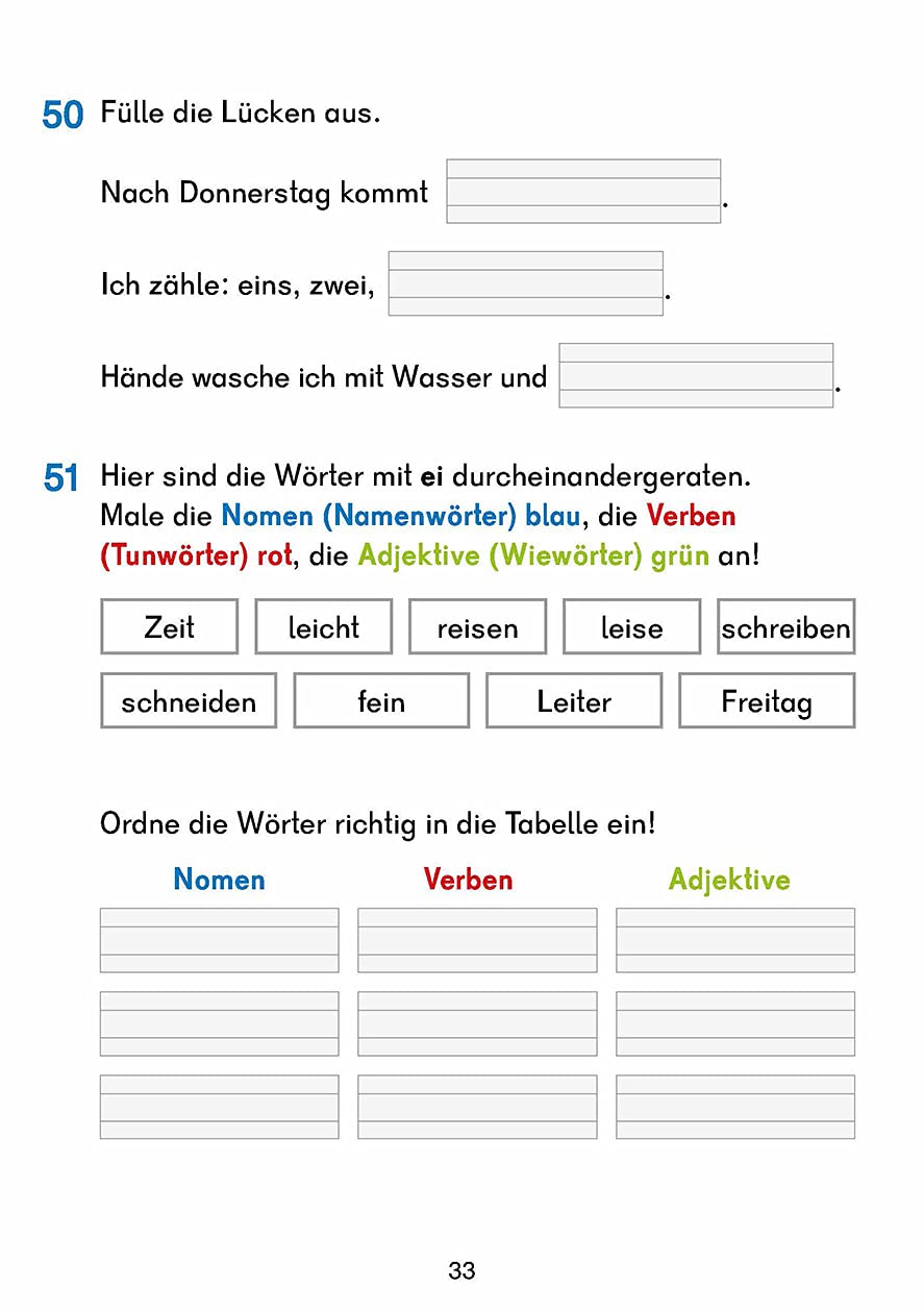 Rechtschreiben und Diktate 2. Klasse – Bild 9