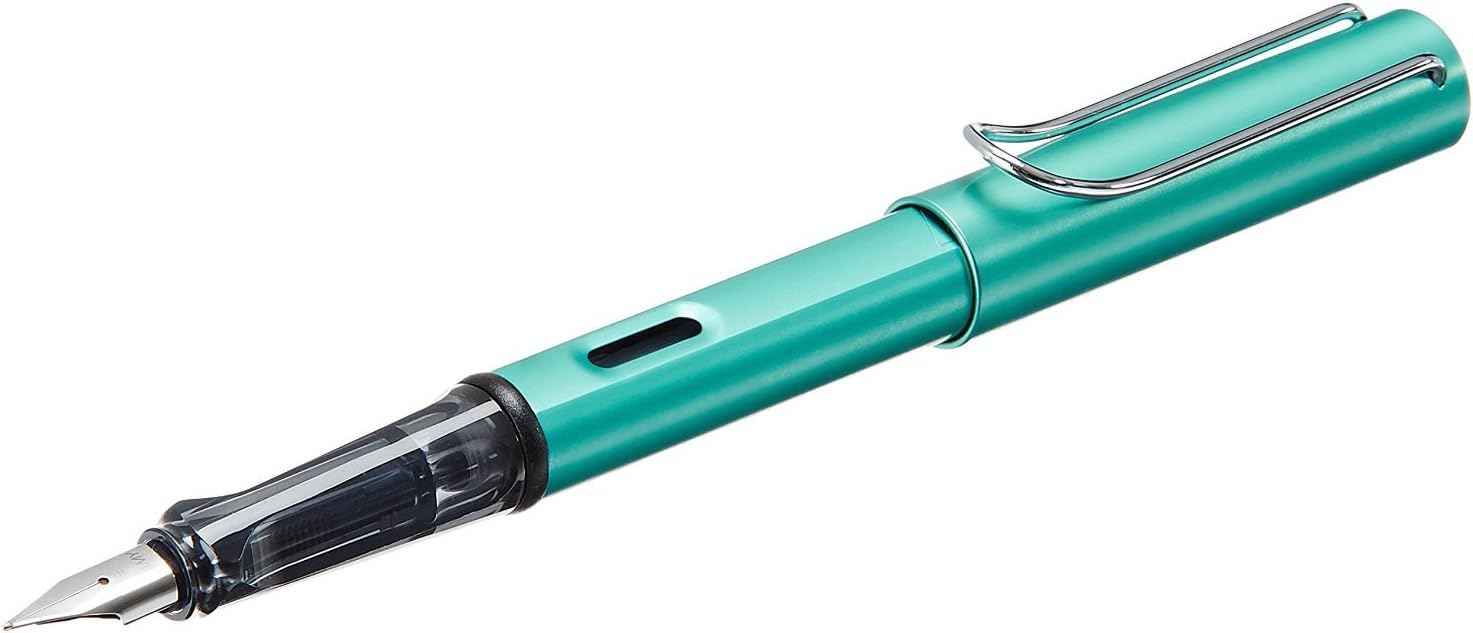 Lamy AL-star 1226061 Fountain Pen, Aluminium, Blue/Green, M, Blue-green m