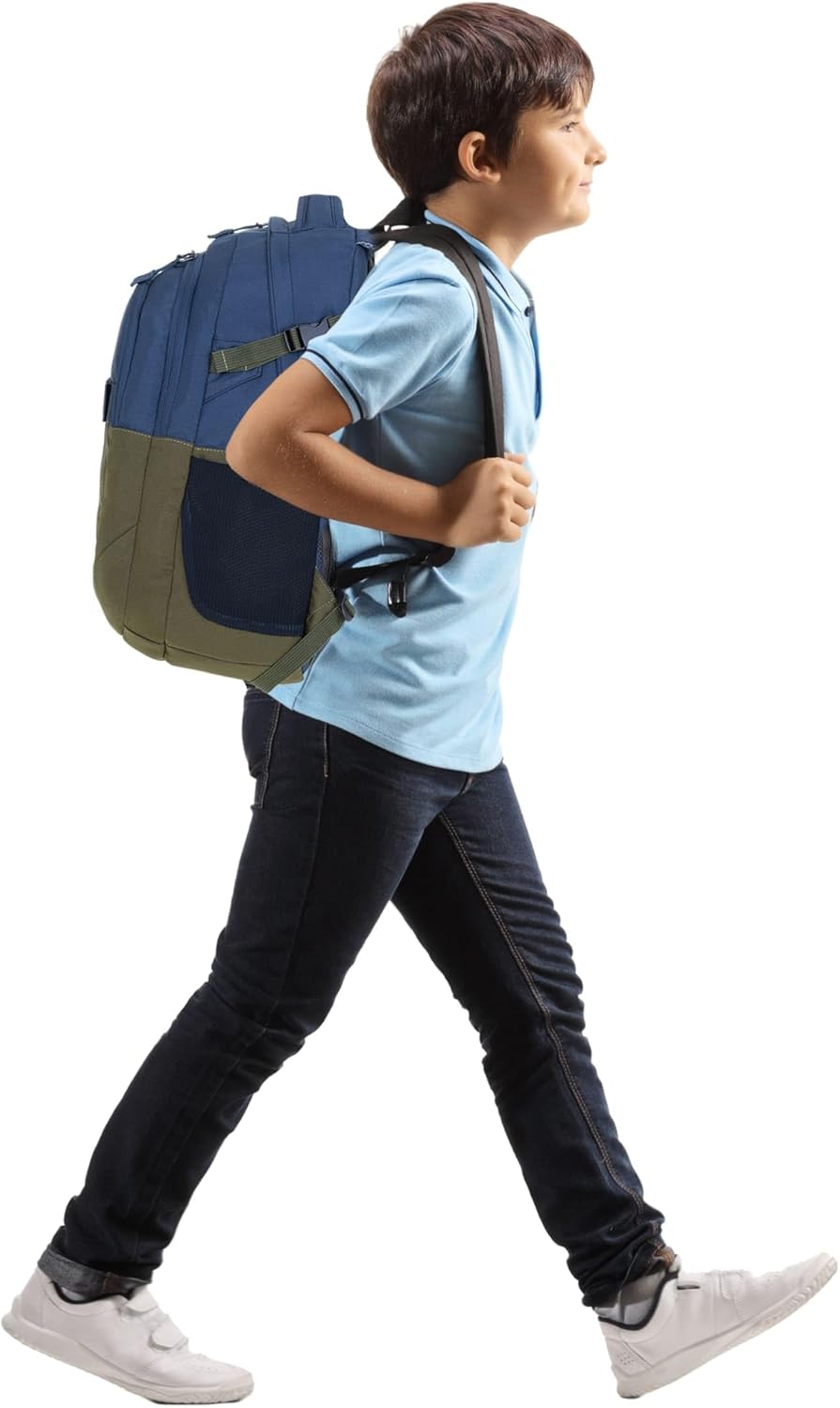 Bestway School Backpack Boys Girls 3-Piece Set Evolution Packer Evo School Folder Backpack School Bag Bag 40177 Sports Bag Pencil Case +rsm, Color Block Olive Blue 0626 – Bild 9