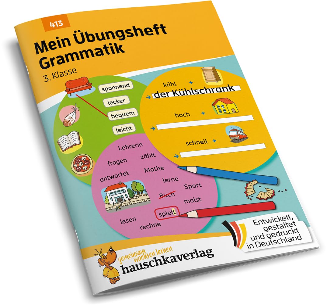 Mein Übungsheft Grammatik 3. Klasse: Lernhilfe Deutsch 3. Klasse, Grammatik lernen – Wortarten, Satzarten und Satzglieder (Lernhefte zum Üben und Wiederholen, Band 413) – Bild 2