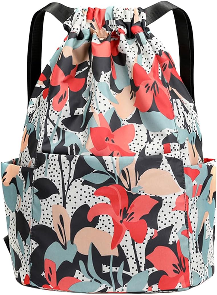 FAVORTALK Turnbeutel Wasserabweisend String-Tasche Fitnessstudio Rucksack Sportrucksack für Jungen und Mädchen,JSB033