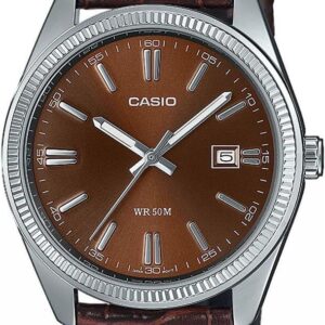 Casio Watch MTP-1302PL-5AVEF, brown, Strap.