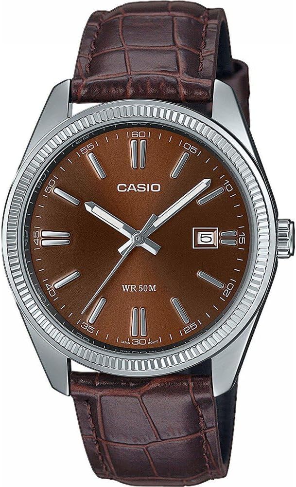 Casio Watch MTP-1302PL-5AVEF, brown, Strap.