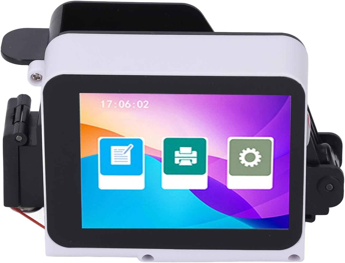 Qcwwy Handheld-Tintenstrahldrucker, Tragbares Tintenstrahldruckgerät mit HD-Touchscreen, Einstellbare Druckhöhe für Verschiedene Oberflächen – Bild 9