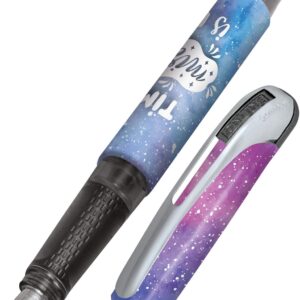 ONLINE College Miracles Fountain Pen, Ink Fountain Pen for Right-Handed Users, Ergonomic Grip, High-Quality Iridium Nib Medium, Standard Ink Cartridges, Includes Combination Cartridge Blue, Suitable for Allergy Sufferers