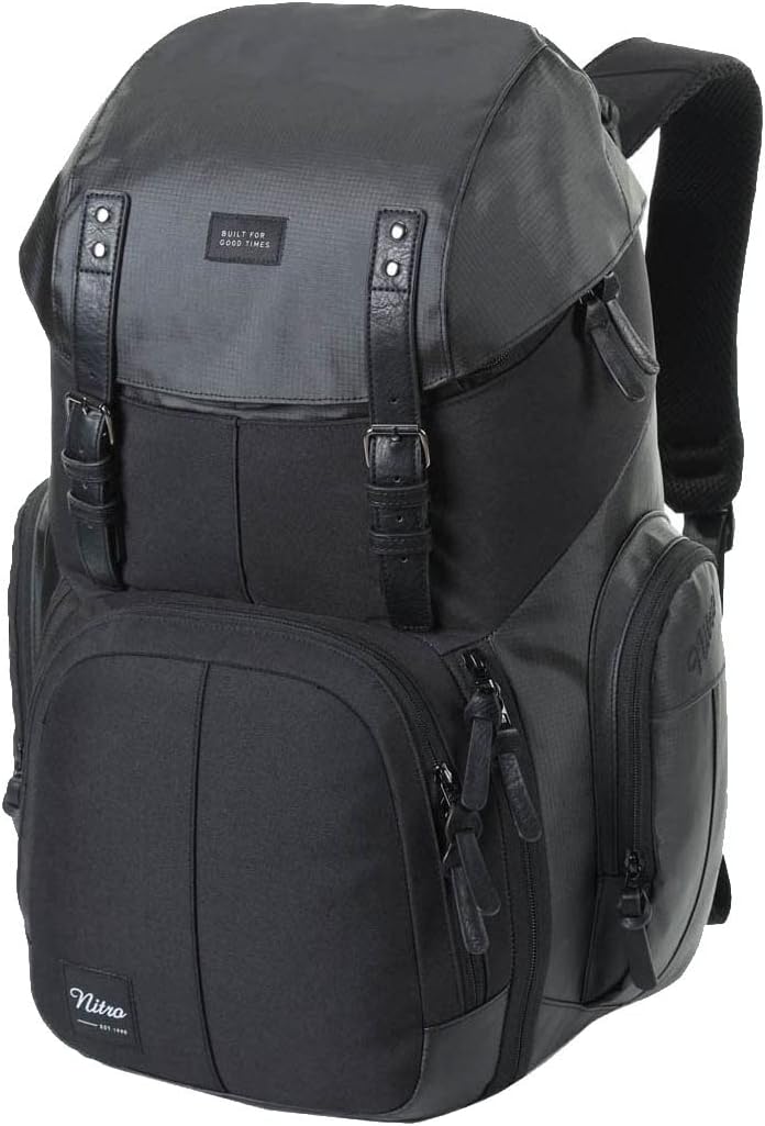 Nitro Weekender Alltagsrucksack mit gepolstertem Laptopfach, Schulrucksack, Wanderrucksack inkl. Nassfach