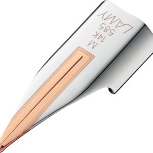 Lamy Z 58 Nib 888-14 Carat Gold Nib Bicolour (Silver Rose Gold) – Partially Palladium Plated – Suitable for Dialog CC Fountain Pen – Nib Size M
