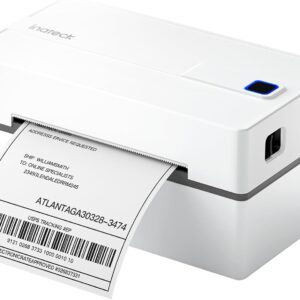 Inateck Bluetooth Thermal Label Printer, Wireless 4×6 Shipping Label Printer for Shipping Packages, Compatible with iPhone, Android, iPad, Windows, MacOS, Chrome, USPS