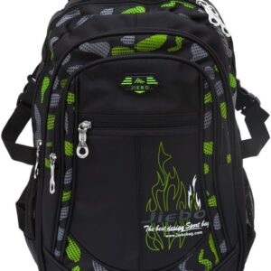 Boys Backpack School Bags Large Book Bags Durable Heavy Duty Student Kids Travel Waterproof