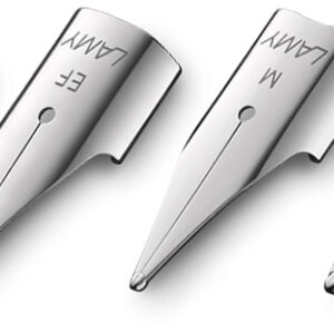 LAMY „Nib Professional Writing Set“ | For All Standard Lamy Fountain Pen Models | Safari, Al-Star etc. (Nib Set, F, B, M, EF, Silver)