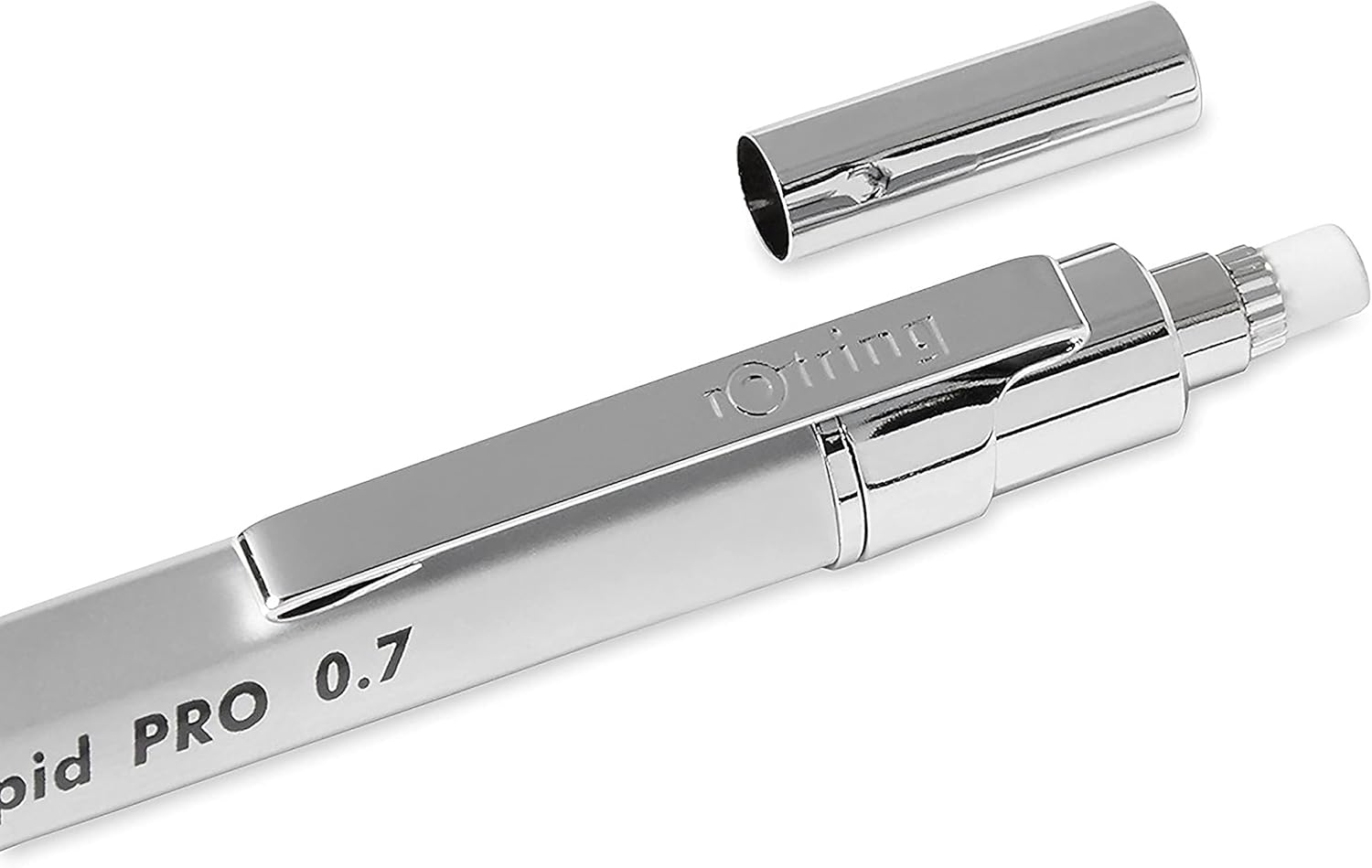 Rotring 1904256 Rapid PRO Mechanical Pencil, 0.7 mm - Silver Chrome – Bild 2